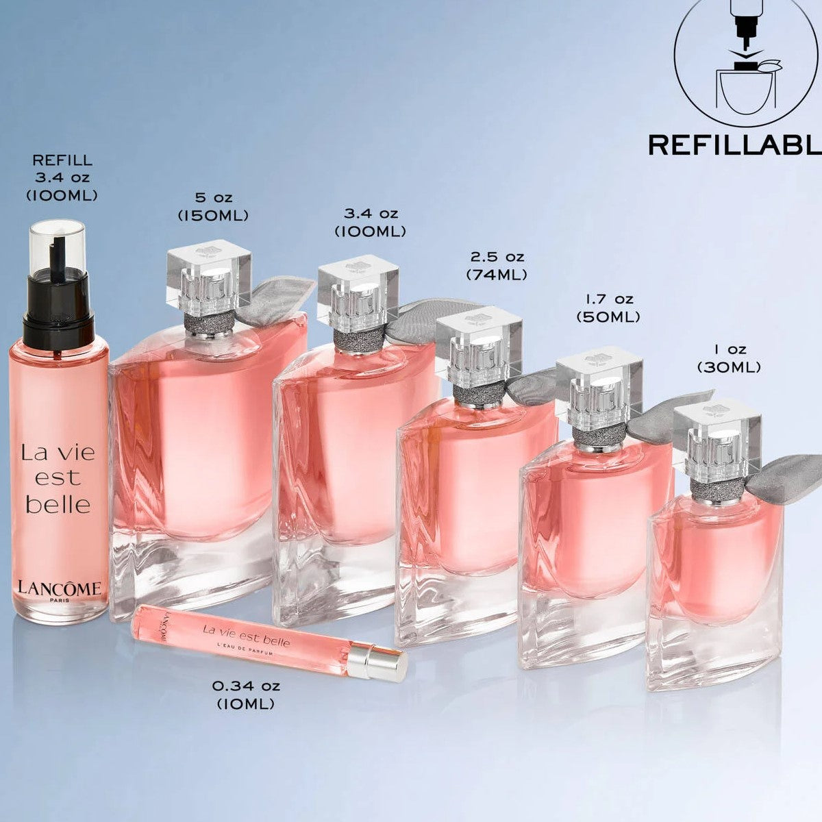 Lancome La Vie Eau De Parfum Est Belle 34 Fl oz 100ml