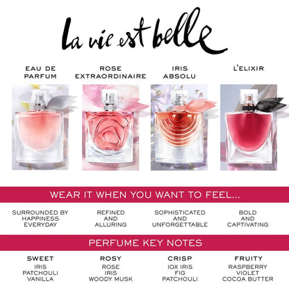 Lancome La Vie Eau De Parfum Est Belle 34 Fl oz 100ml